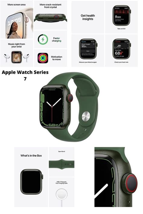 Apple Watch Series 7 - GPS + Cellular 41mm Smart Watch