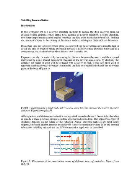 Shielding Radiation | PDF | Gamma Ray | Ionizing Radiation