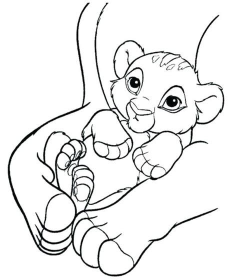 Baby Nala Coloring Pages at GetColorings.com | Free printable colorings ...