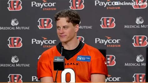 Video Joe Burrow Gives First Update Heading Into The 2023 Nfl Season