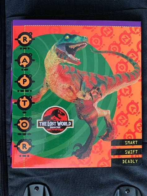 1993 Topps Jurassic Park And 1997 The Lost World Complete Sets In Binder Mint Ebay