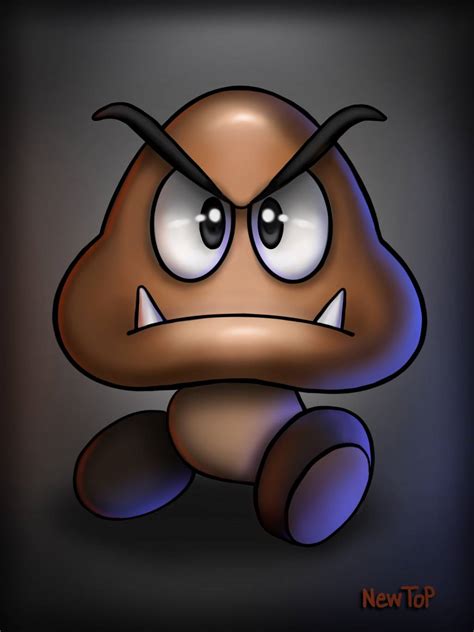 Super Mario - Goomba by newtubeofpaint on DeviantArt