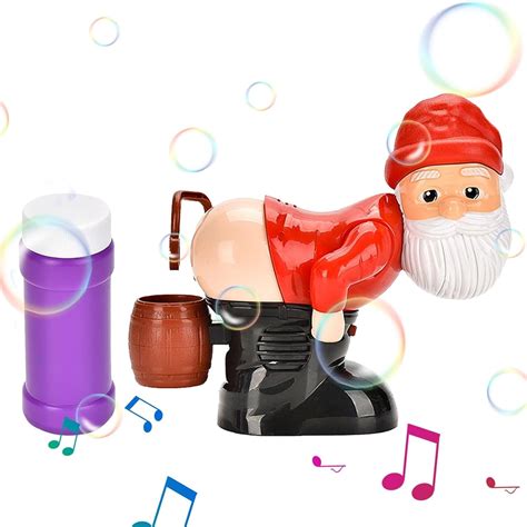 Santa Claus Bubble Maker Toy Funny Santa Automatic Fart