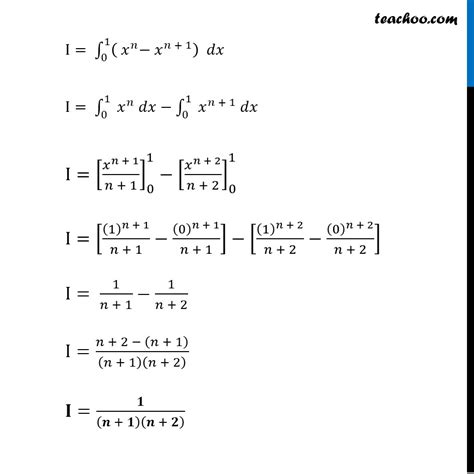 Ex 711 7 Evaluate Using Properties X 1 Xn Dx Definate Integr