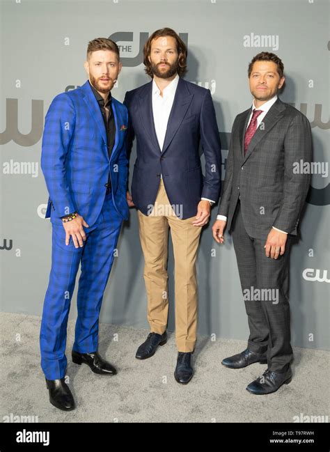 New York Ny May 16 2019 Jensen Ackles Jared Padalecki And Misha