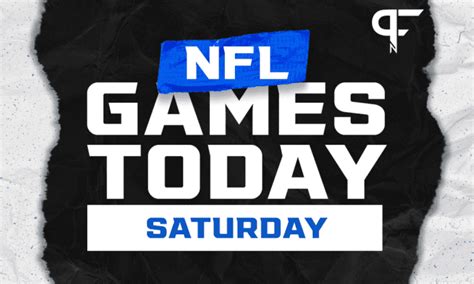 NFL Games Saturday TV Schedule: Time, channels for NFL preseason games ...