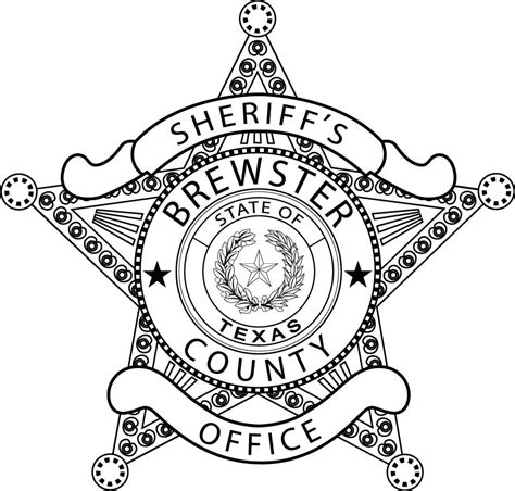 Brewster COUNTY SHERIFF,S OFFICE LAW ENFORCEMENT BADGE VECTO - Inspire ...