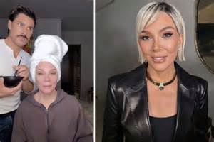 Kris Jenner Continues Dramatic Makeover With Bold Blonde Look