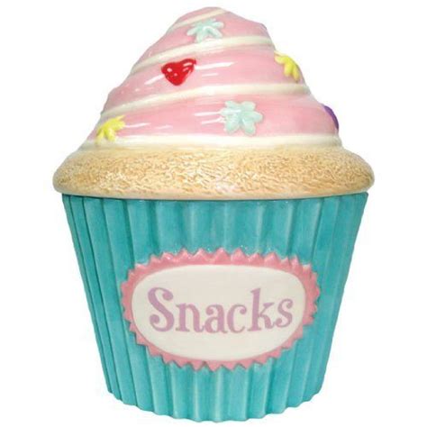 Westland Giftware Ceramic Snack Jar 9 25 Inch Sweet Treat Cupcake