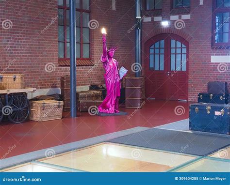 Interior Of Emigration Museum Ballinstadt In Hamburg In Germany