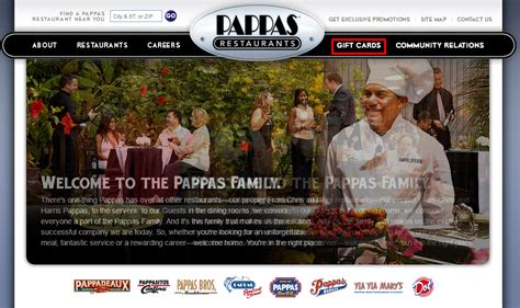 www.pappas.com - Check Pappas Restaurants Gift Card Balance