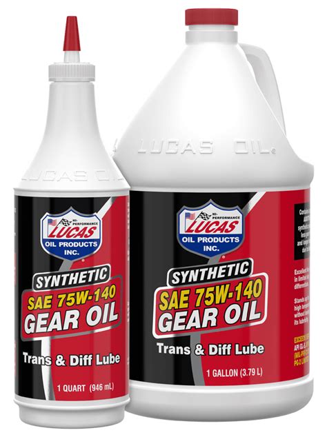 Lucas Oil Synthetic SAE 75W-140 Gear Oil - PE Energy Industrial Supplies