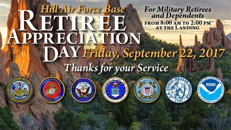 Military Retiree Appreciation Day Set For Sept 22 Hill Air Force Base Article Display