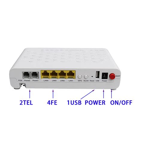 Zte F V Gpon Fe Tel Voice Onut Onu Router Zte F Gpon Onu V