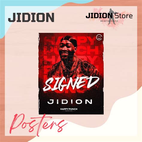 Jidion Posters Jidion Shop ⚡️ Official Jidion Merchandise Store