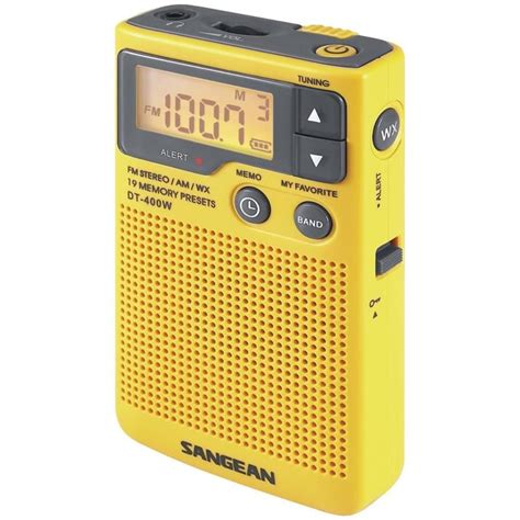 Sangean Digital Am Fm Pocket Radio With Weather Alert In 2021