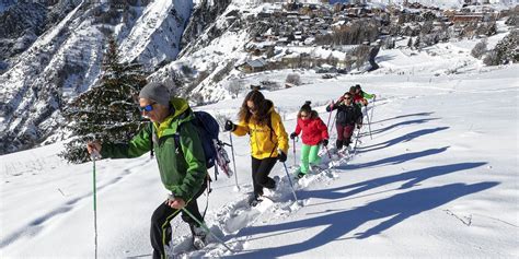 Balade et randonnées raquette Itinéraire raquette Station de ski