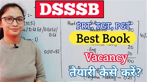 DSSSB Vacancy 2023 DSSSB PRT TGT PGT DSSSB Vacancy Syllabus