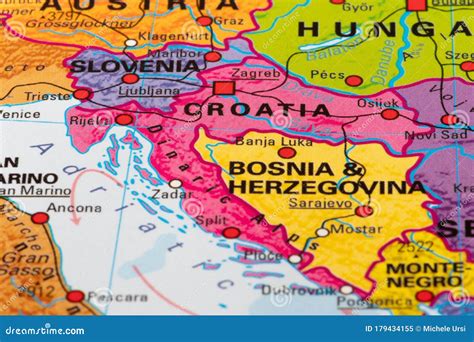 Map Of Croatia Map Of Europe Europe Map Images