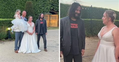 Keanu Reeves asistió a la boda de unos fans que lo invitaron