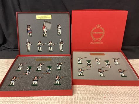 Lot Collection Of Toy Soldiers Including 3 Boxes Of French Infantry