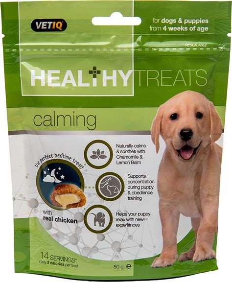 Vetiq Healthy Treats Calming 6x 50g Natural Dog Treats To Reduce