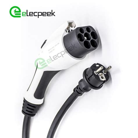 Gb T Ac Charging Connector Plug A V Single Phase Ev Charger Mode