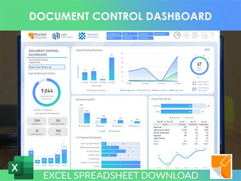 Document Control Dashboard Rocket Sheets