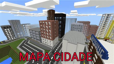 MAPA CIDADE PARA MINECRAFT PE YouTube