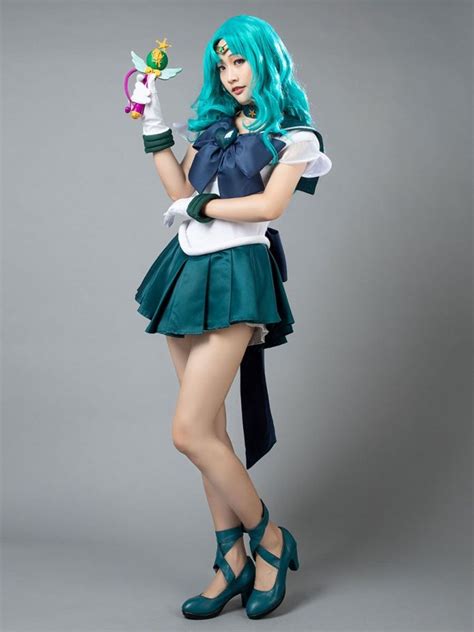 Sailor Moon Super S Film Sailor Neptune Michiru Kaioh Michell Cosplay ...