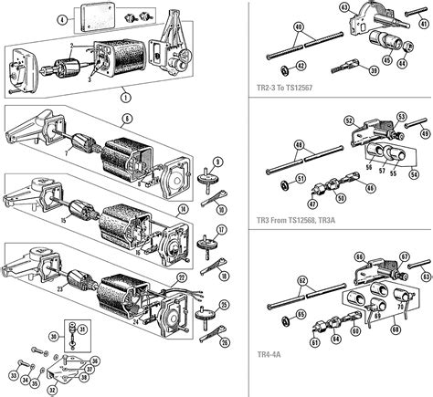 Windscreen Wiper System Tr A Moss Europe Classic Car