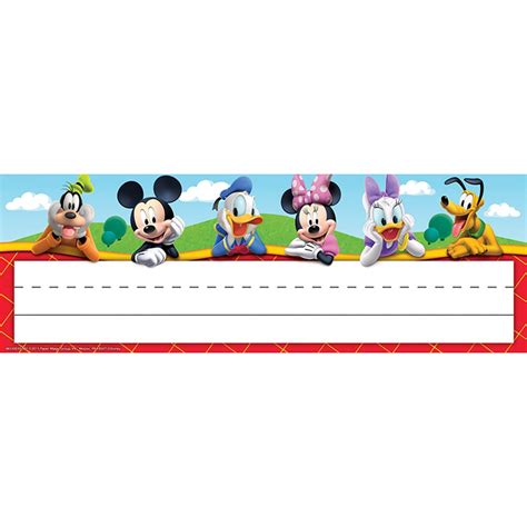 Mickey Mouse And Friends Names