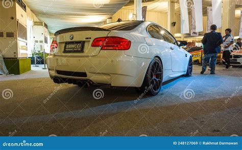 White Bmw M3 E92 Coupe On Display At The Indonesia Bimmerfest 2018 From