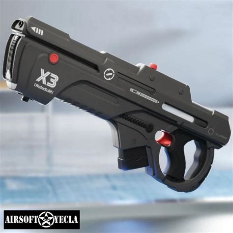 Pistola De Agua Electrica Waterbullit X Gris Airsoftyecla Es