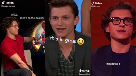 Tom Holland Funny Moments Tiktok Compilation Youtube