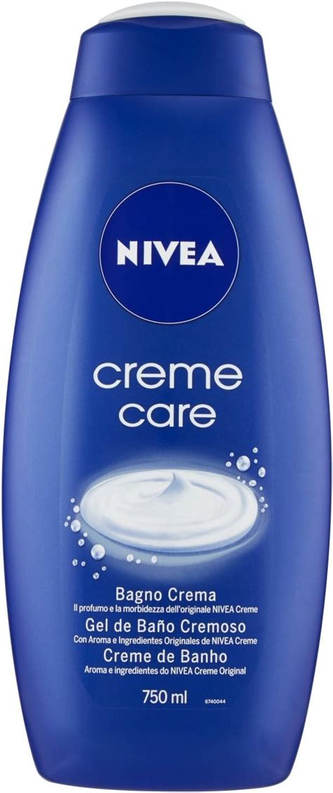 NIVEA Creme Care Crema Bagno Da 750 Ml Bagnoschiuma Idratante Con Oli