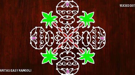 Pongal Pot Kolam Bhogi Kundalu With Dots Sankranthi Muggulu