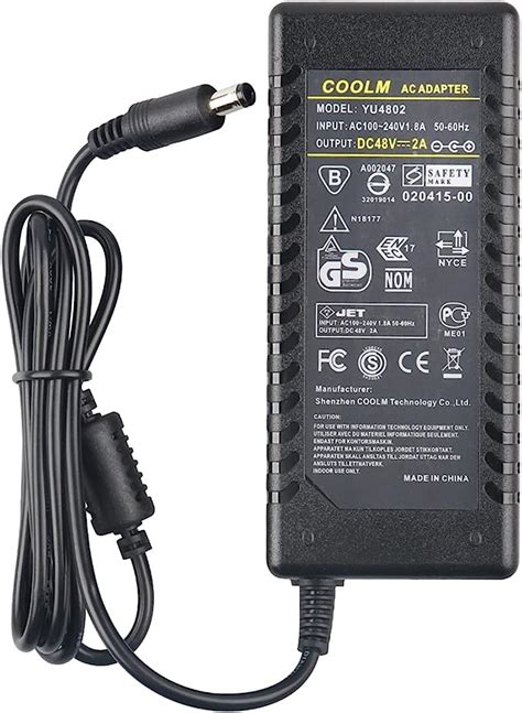 Coolm Ac Dc V A A A A A Power Supply Adapter Interface X Mm