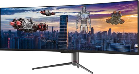 LC Power LC M49 DQHD 120 C Q Ultrawide VA Curved Monitor 49 5120x1440