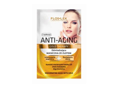 Flos Lek Anti Aging Gold Therapy Krem Pod Oczy Roz Wietlaj Cy Ulotka