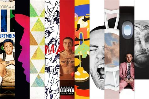 Mac Miller Discography Collage Poster Defining In Collage