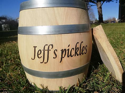 Pickle Barrel 1 3 Gallons Bochart Hand Made Oak Barrels USA