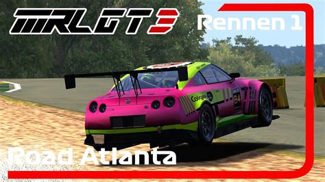 MRL GT3 Series 2 Saison Assetto Corsa 1 Road Atlanta Rennen 1