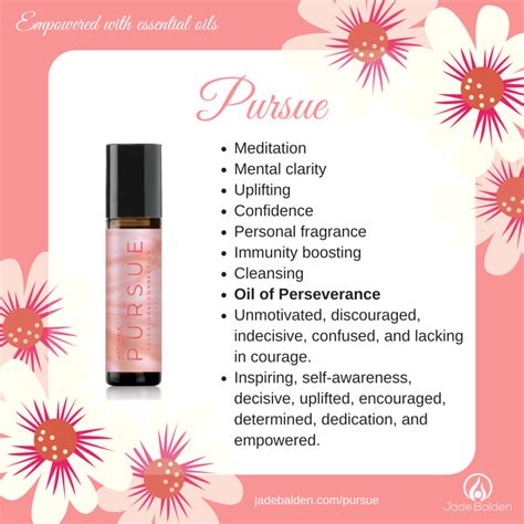 Pursue Essential Oil Blend Jade Balden