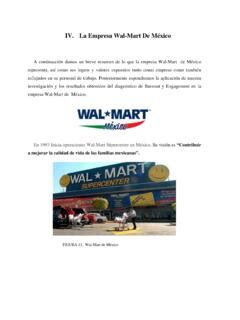 IV La Empresa Wal Mart De México iv la empresa wal mart de m 233