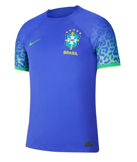 Camisa Brasil Ii 2022 Nike Torcedor Masculina Azul All Sports