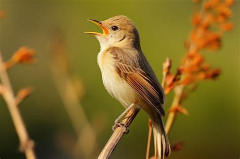 Premium AI Image | Reed warbler song