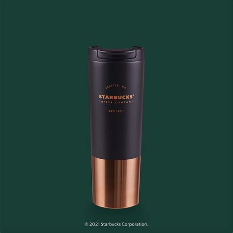 Black Copper Tumbler 16oz Starbucks Thailand