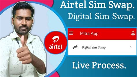 Airtel Digital Sim Swap Activation Live Process Airtel Sim Replace