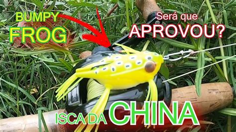 Pesca de Traíras Testei a Isca BUMPY FROG da China YouTube